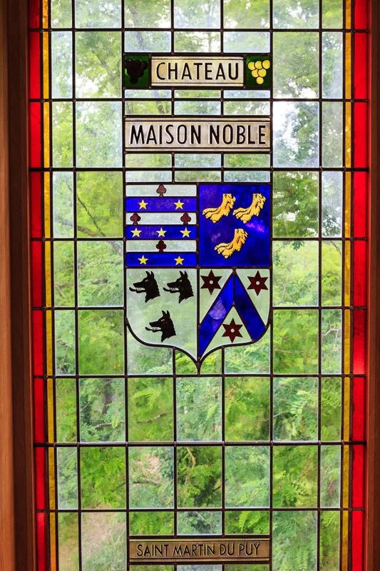 Vitrail du Château Maison Noble